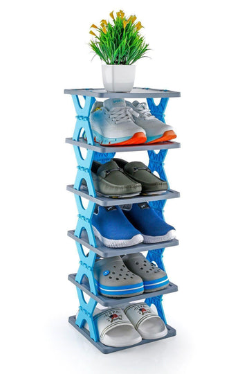 Smart Foldable 5-Layer Shoe Rack – Space Saving Shoes Storage Organizer