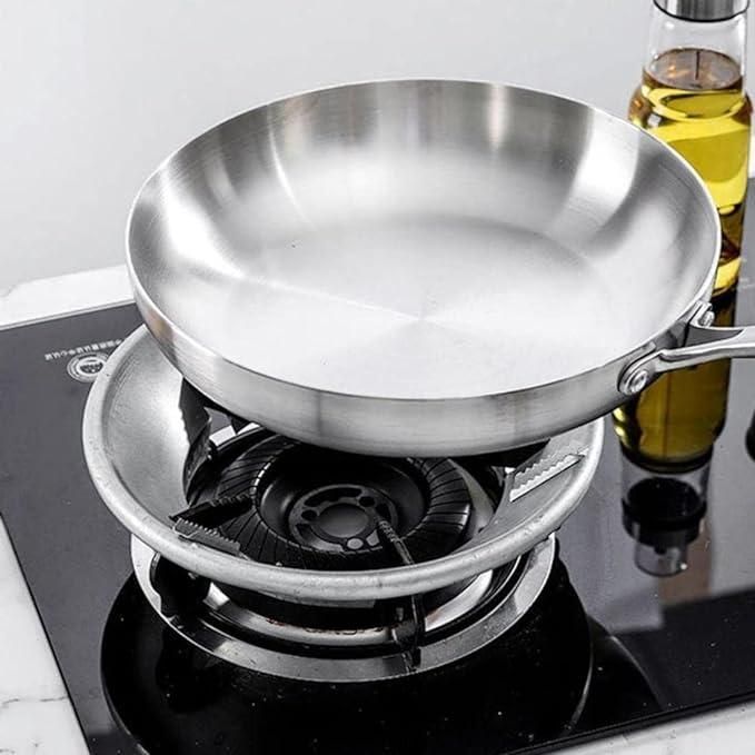 Gas Saver Burner Stand Jali – Windproof Energy Saving Gas Stove Stand (Pack of 2)